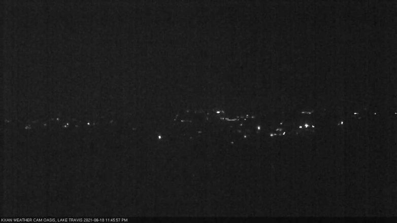 Lake Travis webcam, June 18, 2021 11:45 PM CT