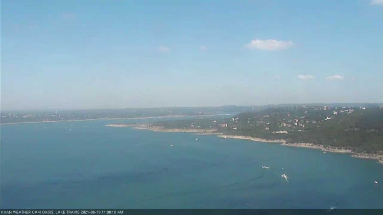 Lake Travis webcam, June 19, 2021 11:00 AM CT