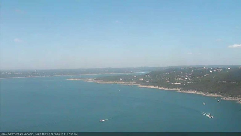 Lake Travis webcam, June 19, 2021 11:25 AM CT