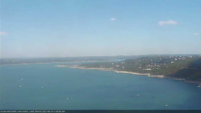 Lake Travis webcam, June 19, 2021 11:45 AM CT
