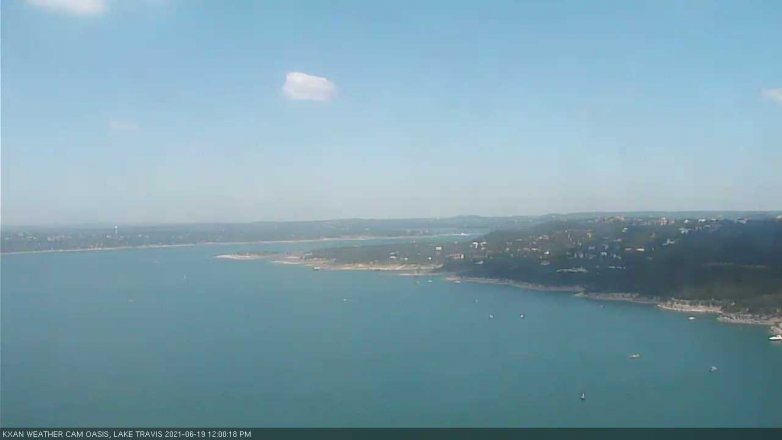 Lake Travis webcam, June 19, 2021 12:00 PM CT