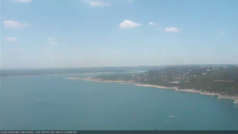 Lake Travis webcam, June 19, 2021 12:45 PM CT