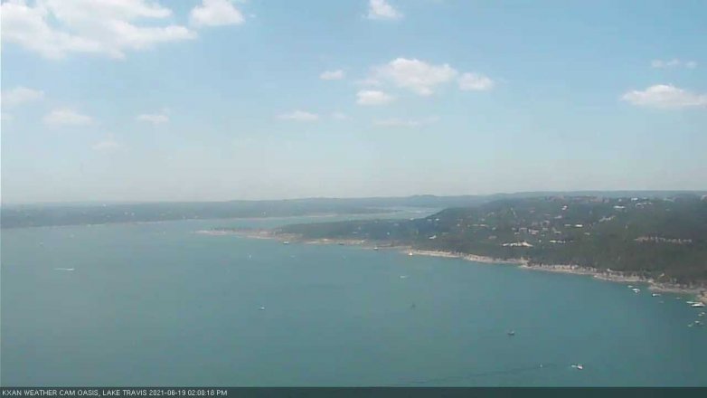 Lake Travis webcam, June 19, 2021 2:00 PM CT
