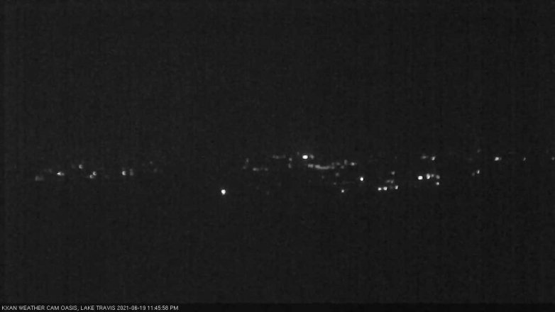 Lake Travis webcam, June 19, 2021 11:45 PM CT