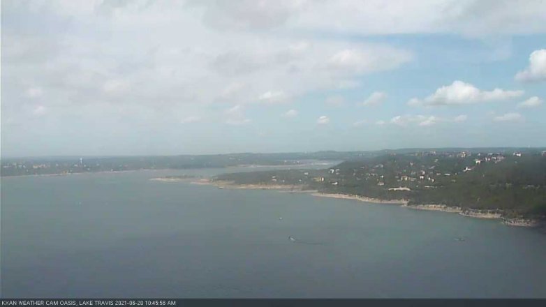 Lake Travis webcam, June 20, 2021 10:45 AM CT