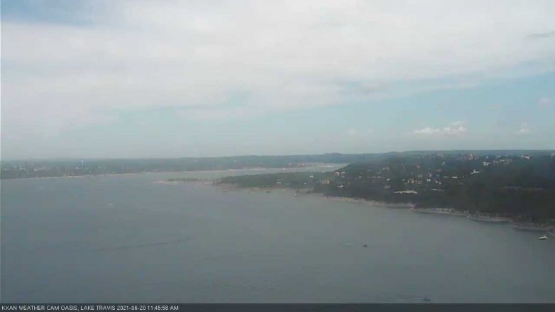 Lake Travis webcam, June 20, 2021 11:45 AM CT