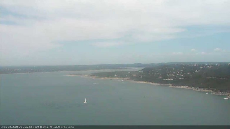 Lake Travis webcam, June 20, 2021 12:00 PM CT