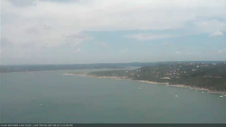 Lake Travis webcam, June 20, 2021 12:25 PM CT