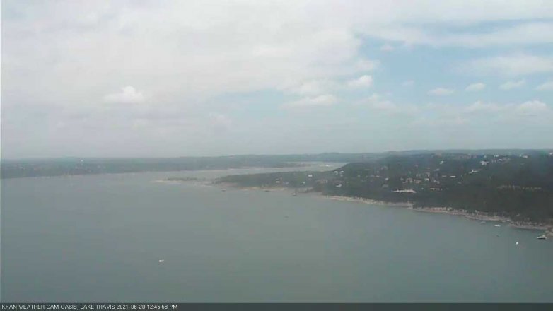 Lake Travis webcam, June 20, 2021 12:45 PM CT