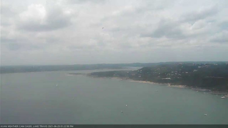 Lake Travis webcam, June 20, 2021 1:25 PM CT