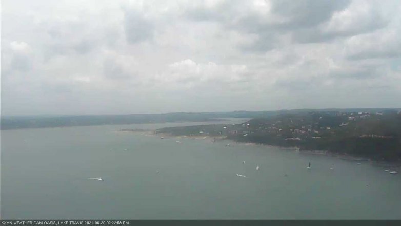 Lake Travis webcam, June 20, 2021 2:25 PM CT