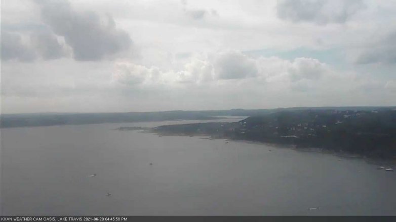 Lake Travis webcam, June 20, 2021 4:45 PM CT