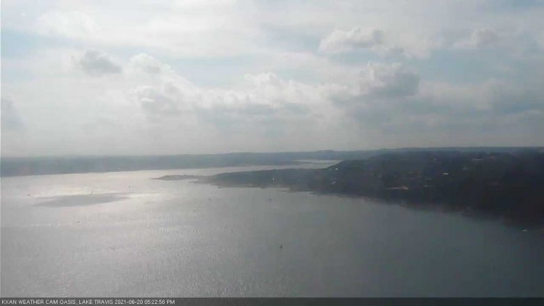Lake Travis webcam, June 20, 2021 5:25 PM CT