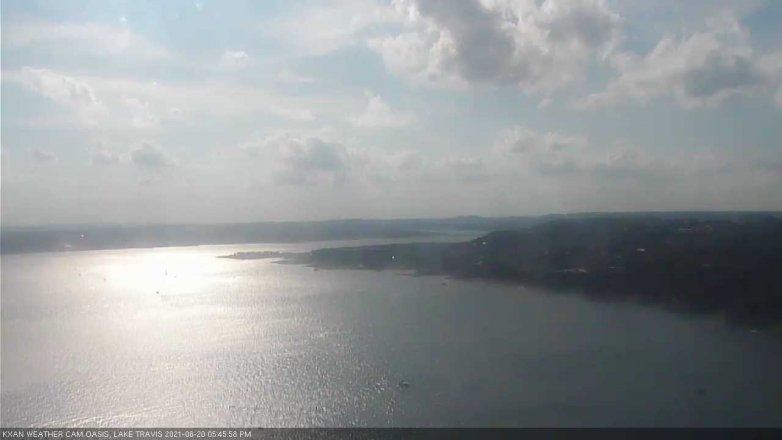 Lake Travis webcam, June 20, 2021 5:45 PM CT