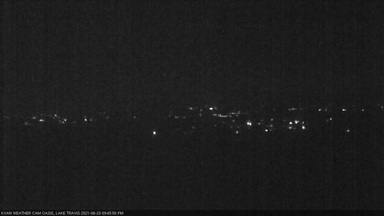 Lake Travis webcam, June 20, 2021 9:45 PM CT