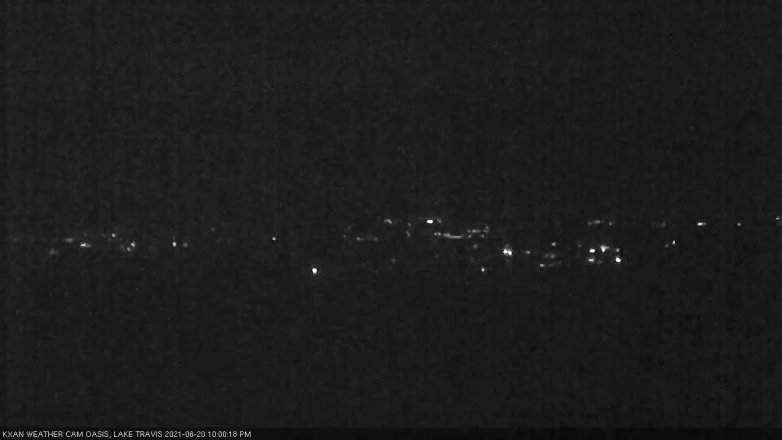 Lake Travis webcam, June 20, 2021 10:00 PM CT