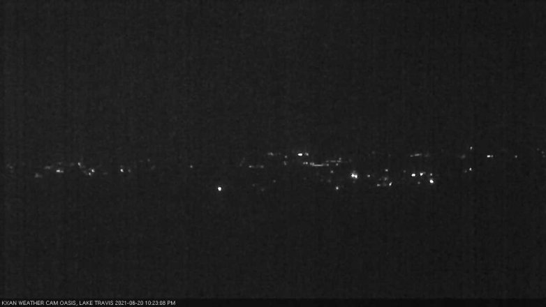 Lake Travis webcam, June 20, 2021 10:25 PM CT