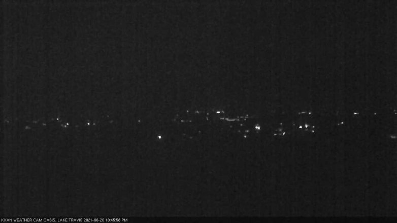 Lake Travis webcam, June 20, 2021 10:45 PM CT