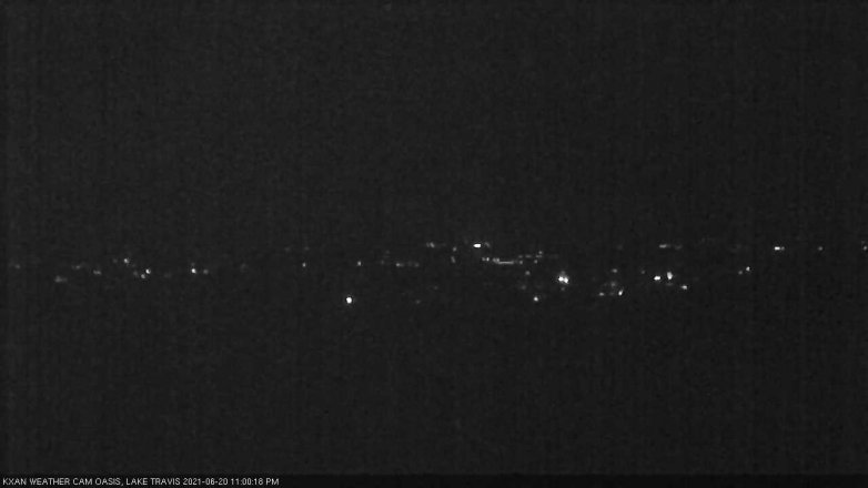 Lake Travis webcam, June 20, 2021 11:00 PM CT