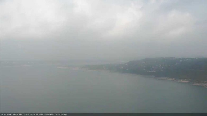 Lake Travis webcam, June 21, 2021 9:25 AM CT
