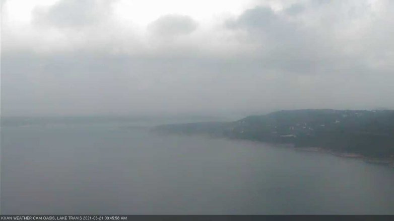 Lake Travis webcam, June 21, 2021 9:45 AM CT