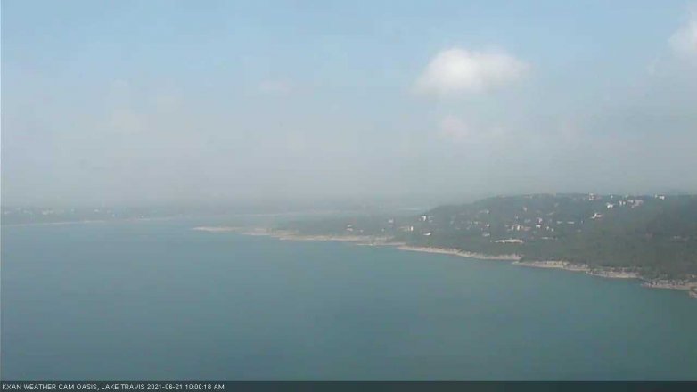 Lake Travis webcam, June 21, 2021 10:00 AM CT