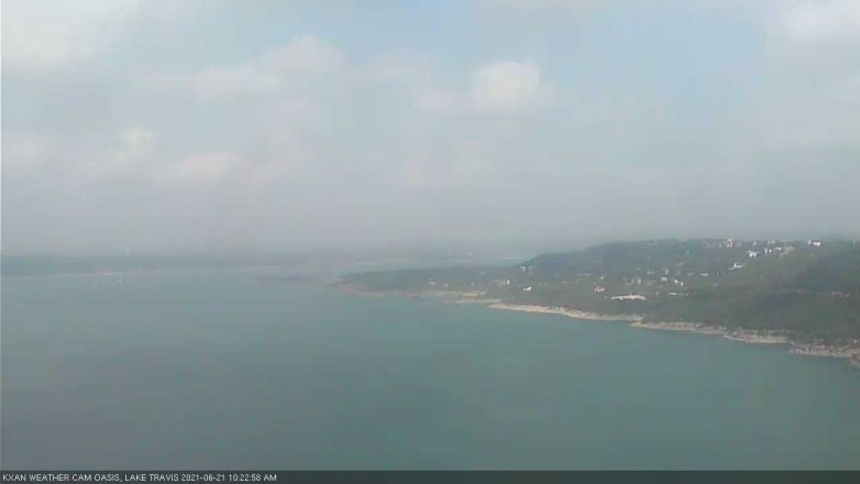 Lake Travis webcam, June 21, 2021 10:25 AM CT