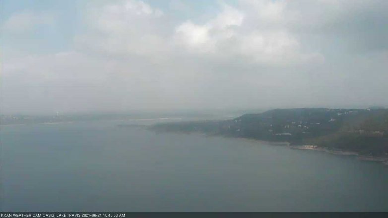 Lake Travis webcam, June 21, 2021 10:45 AM CT