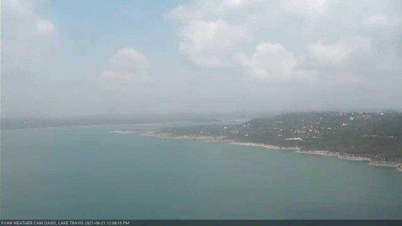 Lake Travis webcam, June 21, 2021 12:00 PM CT
