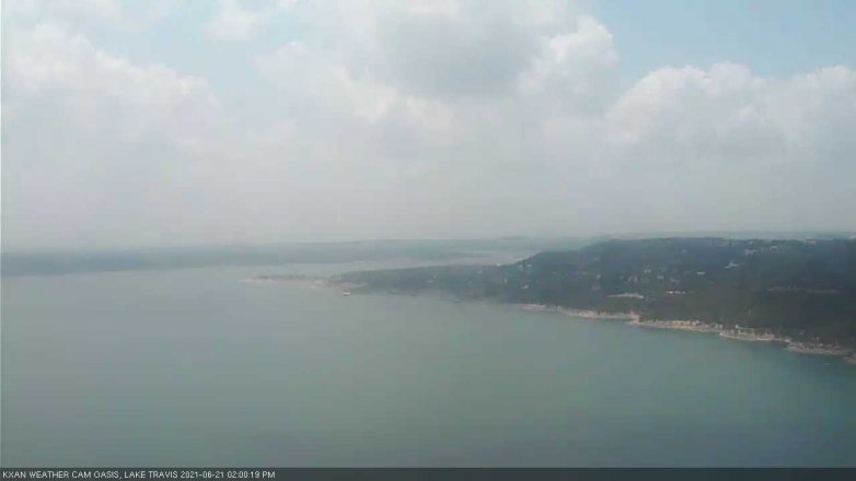 Lake Travis webcam, June 21, 2021 2:00 PM CT