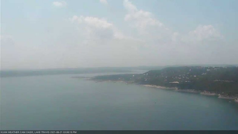 Lake Travis webcam, June 21, 2021 3:00 PM CT