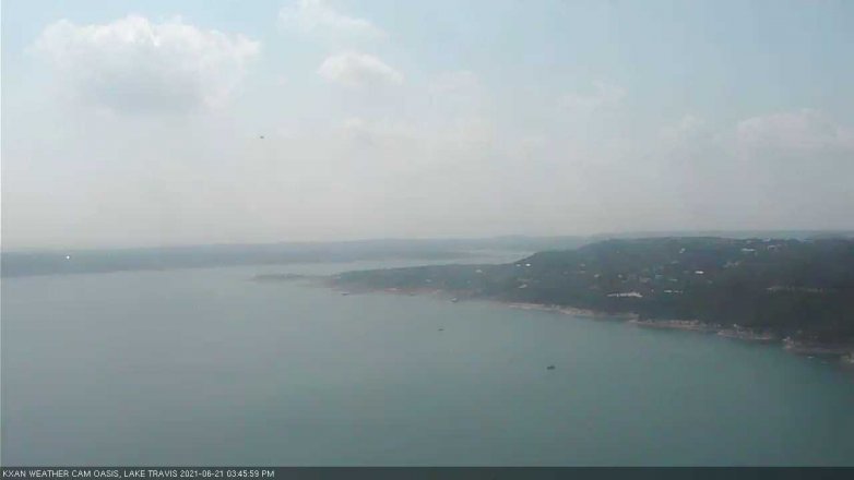 Lake Travis webcam, June 21, 2021 3:45 PM CT