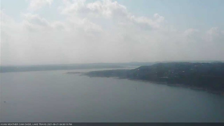 Lake Travis webcam, June 21, 2021 4:00 PM CT