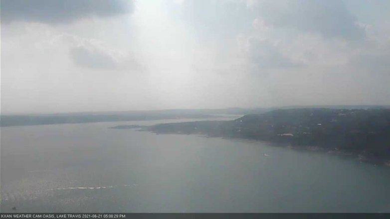 Lake Travis webcam, June 21, 2021 5:00 PM CT