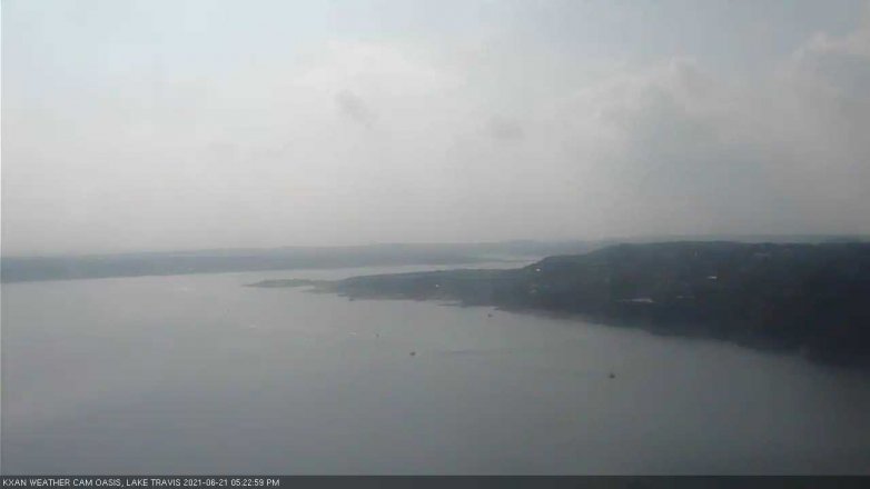 Lake Travis webcam, June 21, 2021 5:25 PM CT
