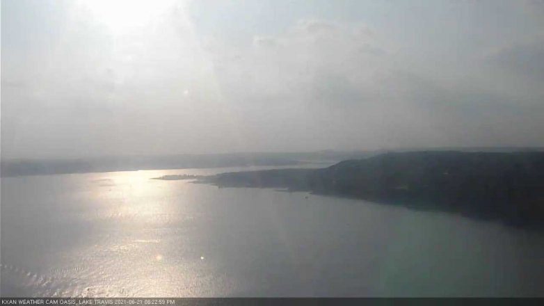 Lake Travis webcam, June 21, 2021 6:25 PM CT