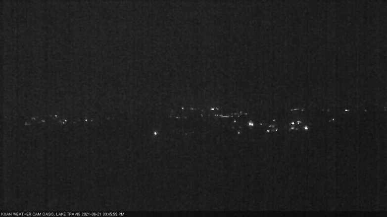 Lake Travis webcam, June 21, 2021 9:45 PM CT