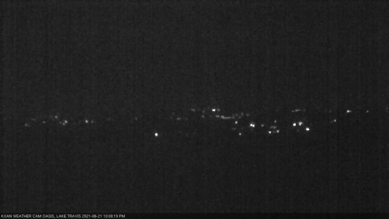 Lake Travis webcam, June 21, 2021 10:00 PM CT