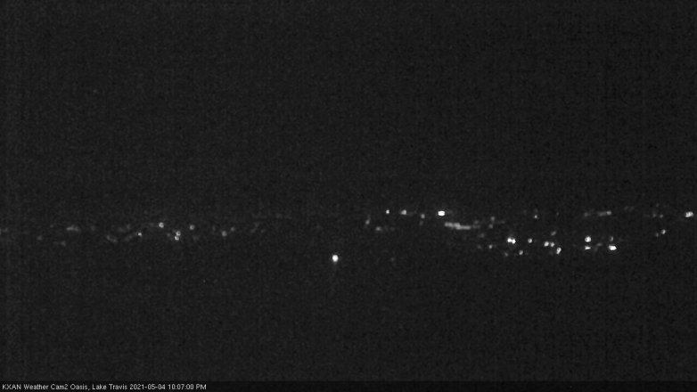 Lake Travis webcam, June 21, 2021 10:45 PM CT