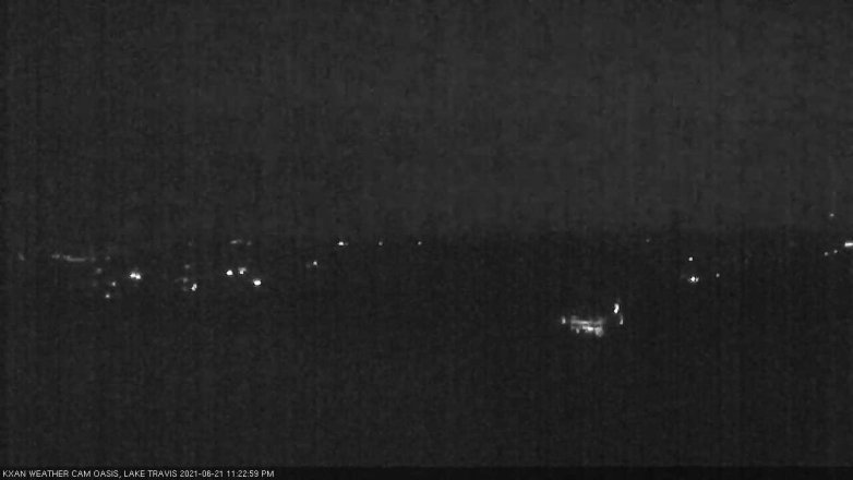 Lake Travis webcam, June 21, 2021 11:25 PM CT