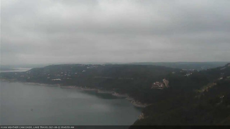 Lake Travis webcam, June 22, 2021 9:45 AM CT
