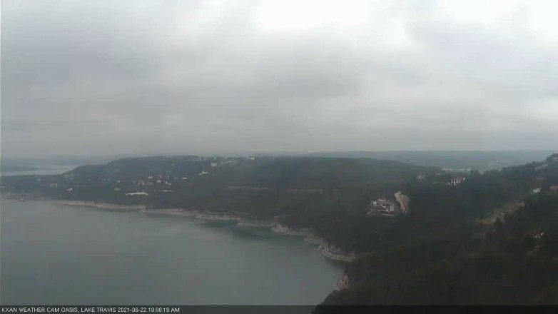 Lake Travis webcam, June 22, 2021 10:00 AM CT
