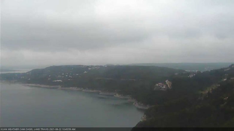 Lake Travis webcam, June 22, 2021 10:45 AM CT