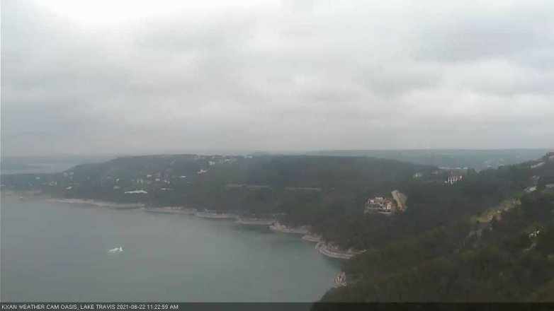 Lake Travis webcam, June 22, 2021 11:25 AM CT