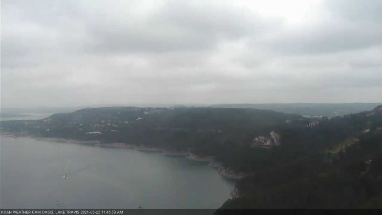 Lake Travis webcam, June 22, 2021 11:45 AM CT