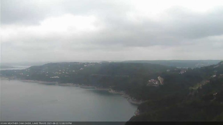 Lake Travis webcam, June 22, 2021 12:00 PM CT