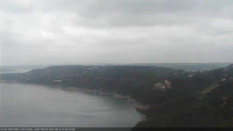 Lake Travis webcam, June 22, 2021 1:00 PM CT