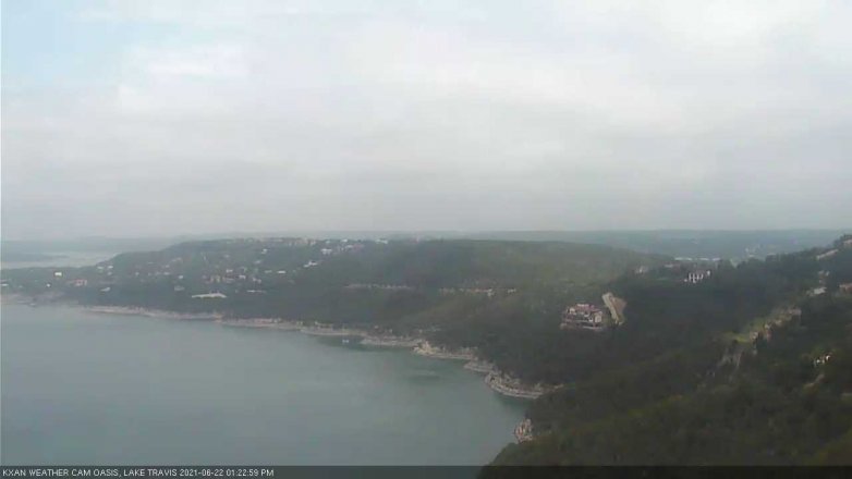 Lake Travis webcam, June 22, 2021 1:25 PM CT