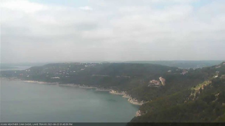 Lake Travis webcam, June 22, 2021 1:45 PM CT