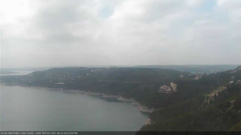 Lake Travis webcam, June 22, 2021 3:25 PM CT